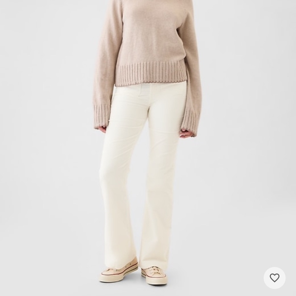 Gap high rise courdery 70s flare